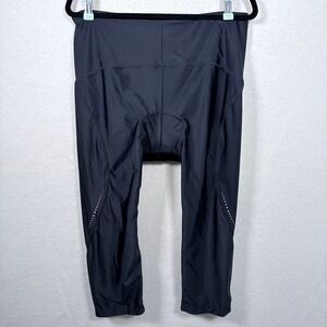 Baleaf 2XL Cycling Capris Padded Black Bike Riding Cropped Tights‎ Women's